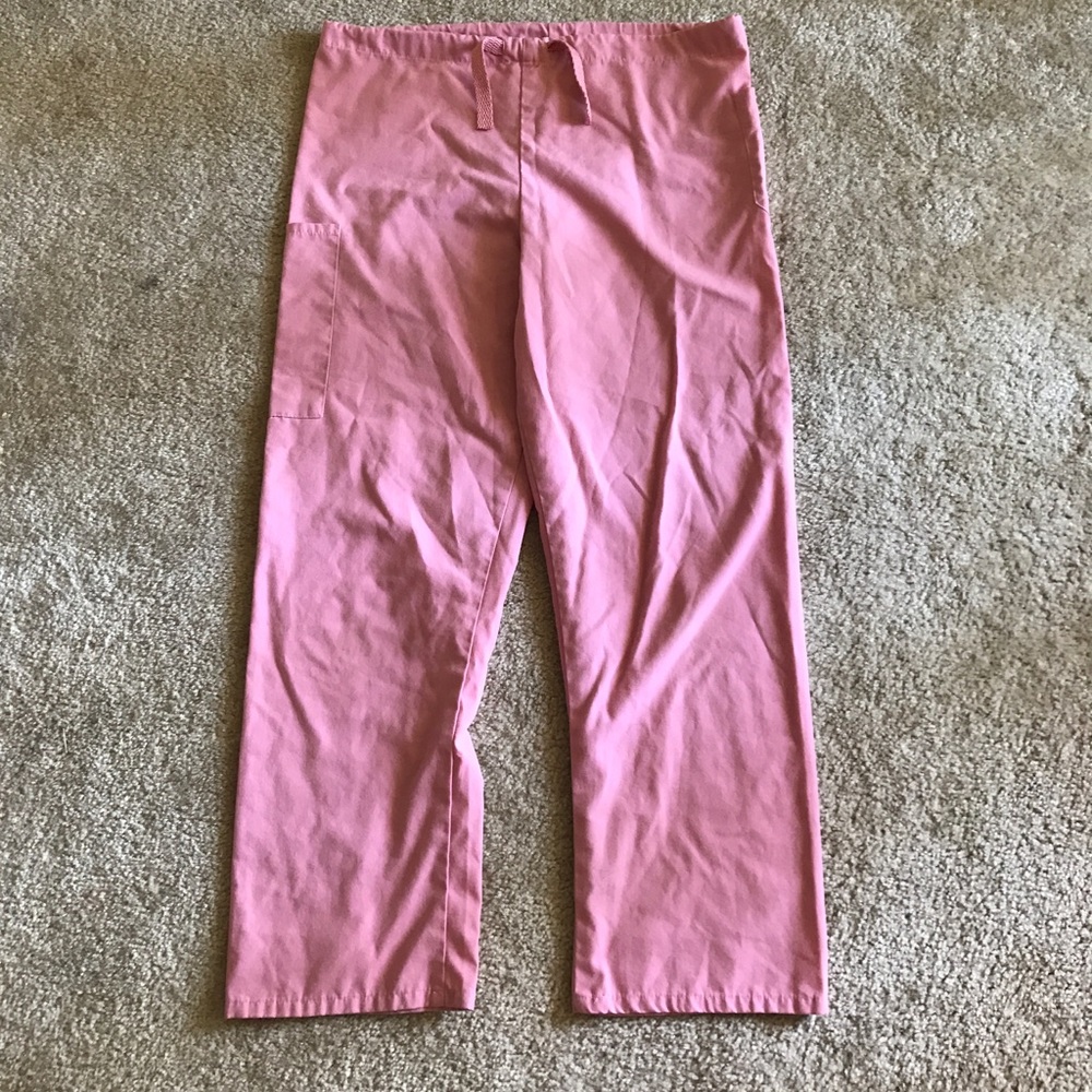 Pink scrubs bottoms size XS